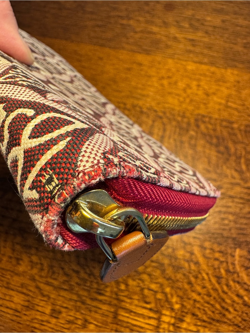 Louis Vuitton Jacquard Since 1854 Zippy Wallet - Bordeaux w/COA and Dust Bag - Picture 4 of 14